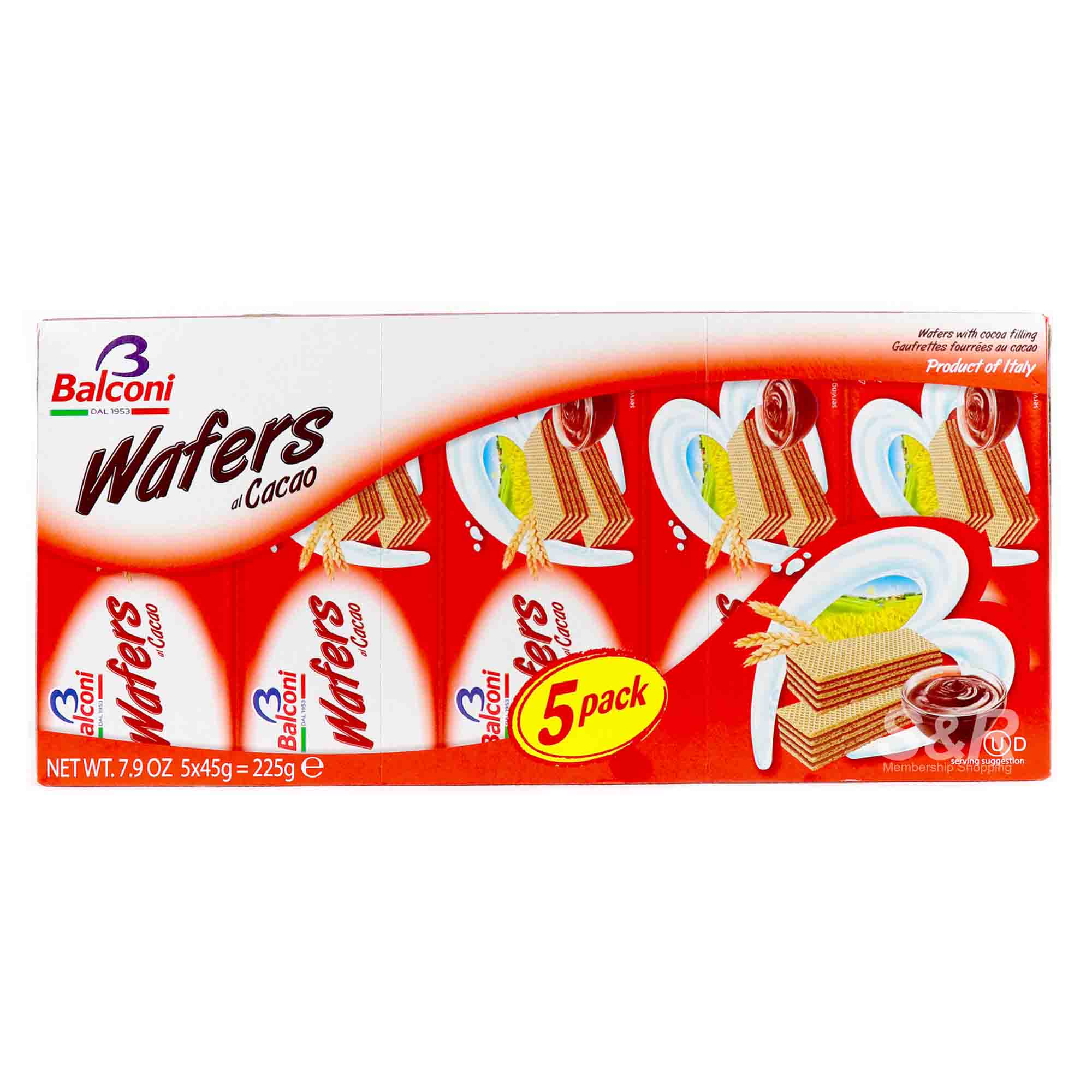 Balconi Wafers al Cacao 5pcs